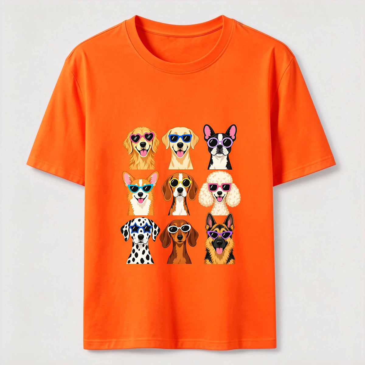 Cartoon dog in a 9 grid Classic T-Shirt