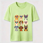Cartoon dog in a 9 grid Classic T-Shirt