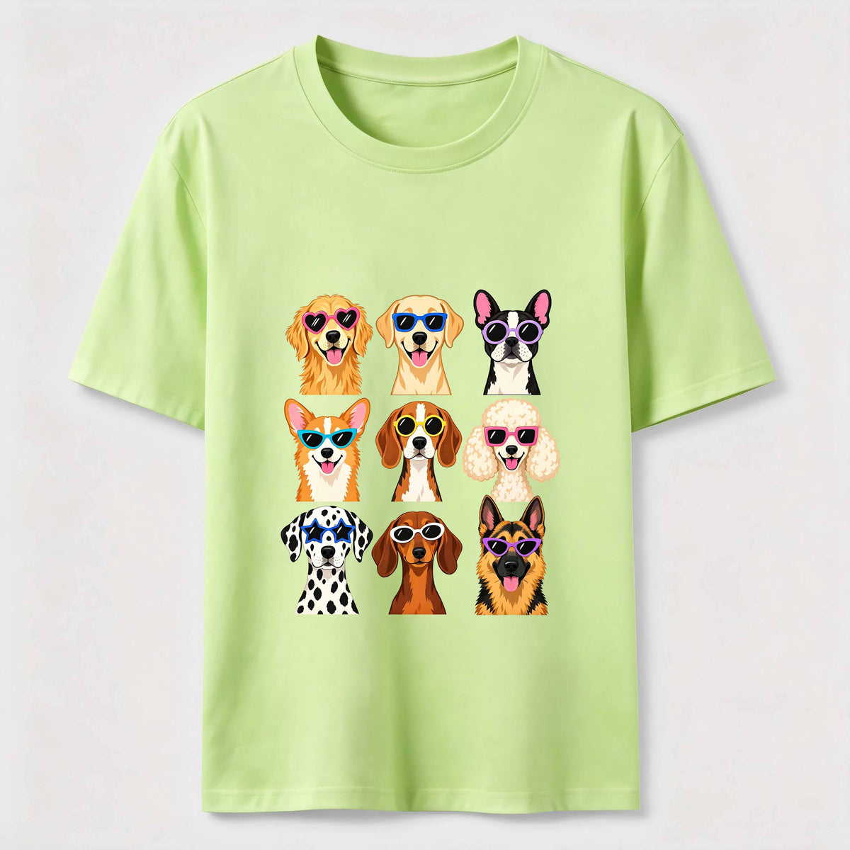 Cartoon dog in a 9 grid Classic T-Shirt
