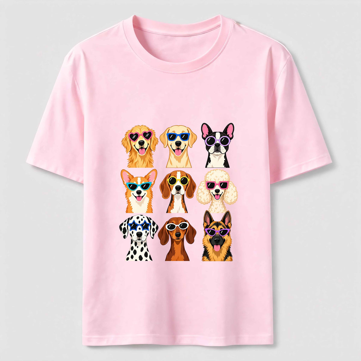Cartoon dog in a 9 grid Classic T-Shirt