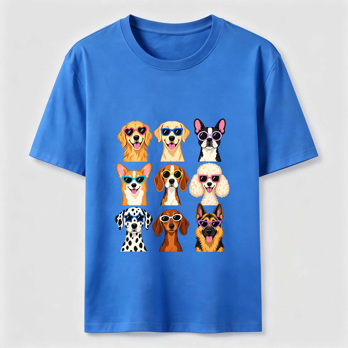 Cartoon dog in a 9 grid Classic T-Shirt