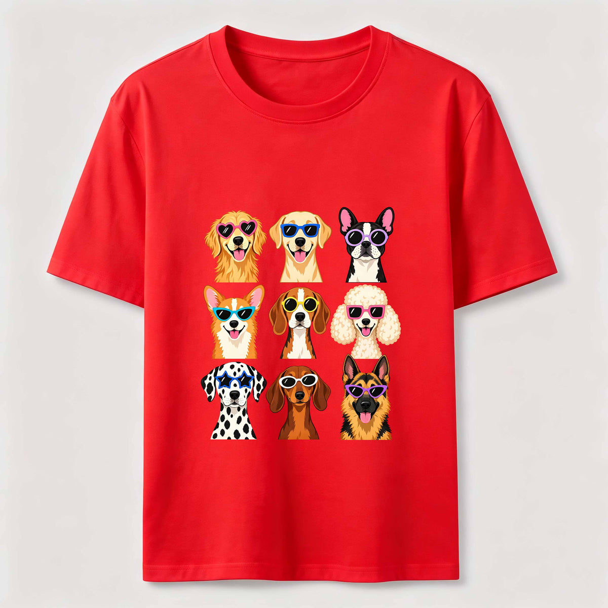Cartoon dog in a 9 grid Classic T-Shirt