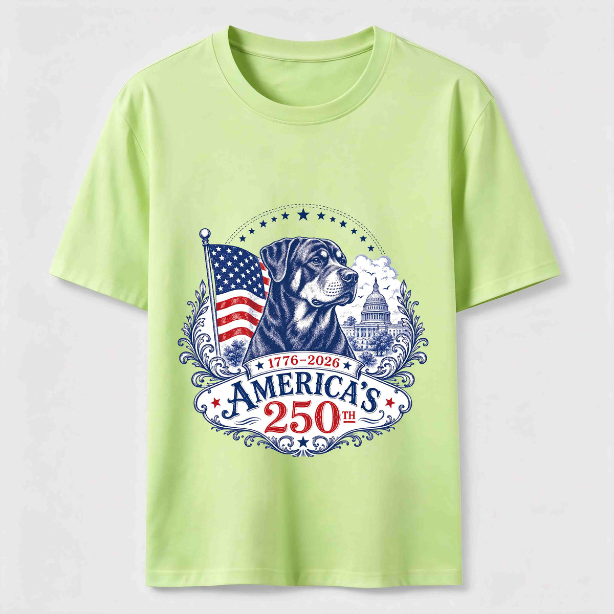 U.S. Semiquincentennial Commemorative Dog Classic T-Shirt