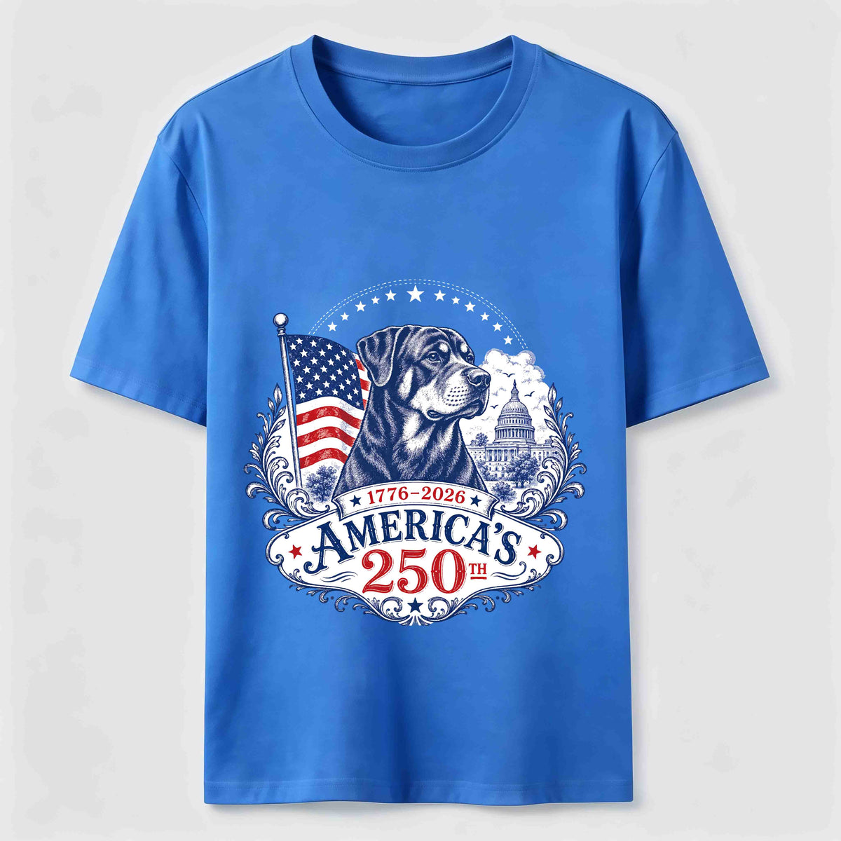 U.S. Semiquincentennial Commemorative Dog Classic T-Shirt