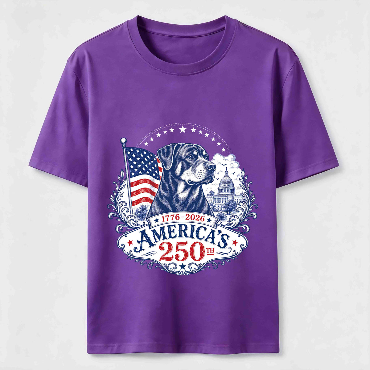 U.S. Semiquincentennial Commemorative Dog Classic T-Shirt