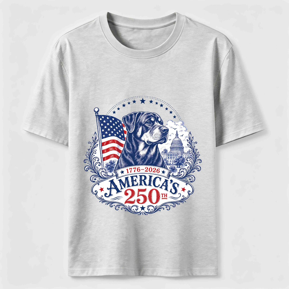 U.S. Semiquincentennial Commemorative Dog Classic T-Shirt
