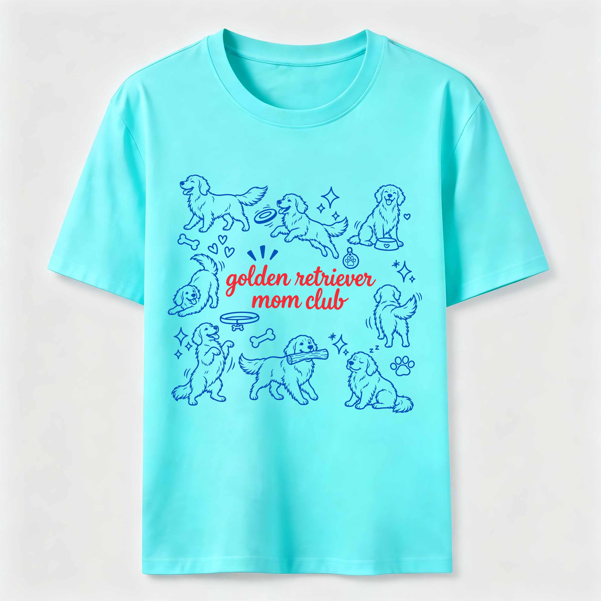 Golden Retriever Mom Club Classic T-Shirt