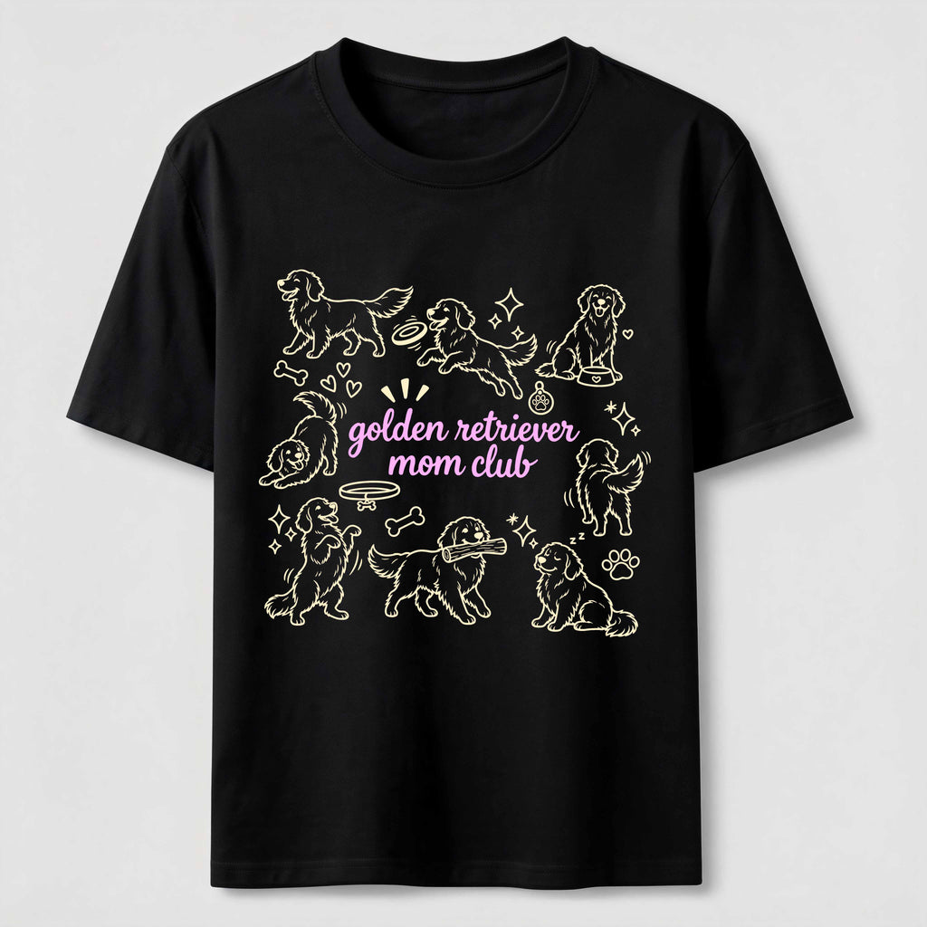 Golden Retriever Mom Club Classic T-Shirt