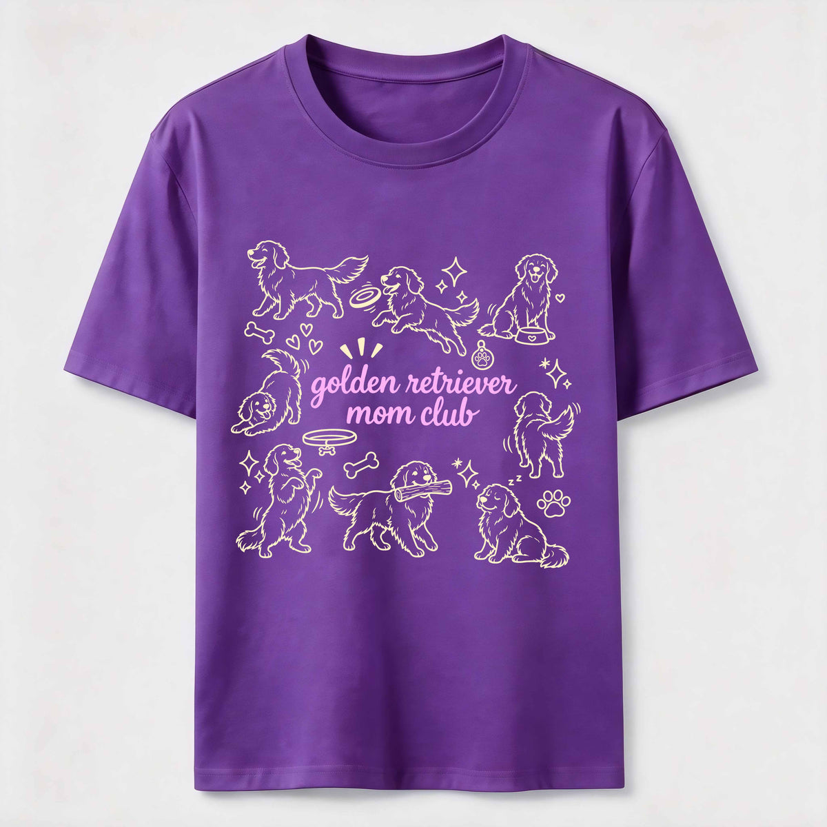 Golden Retriever Mom Club Classic T-Shirt