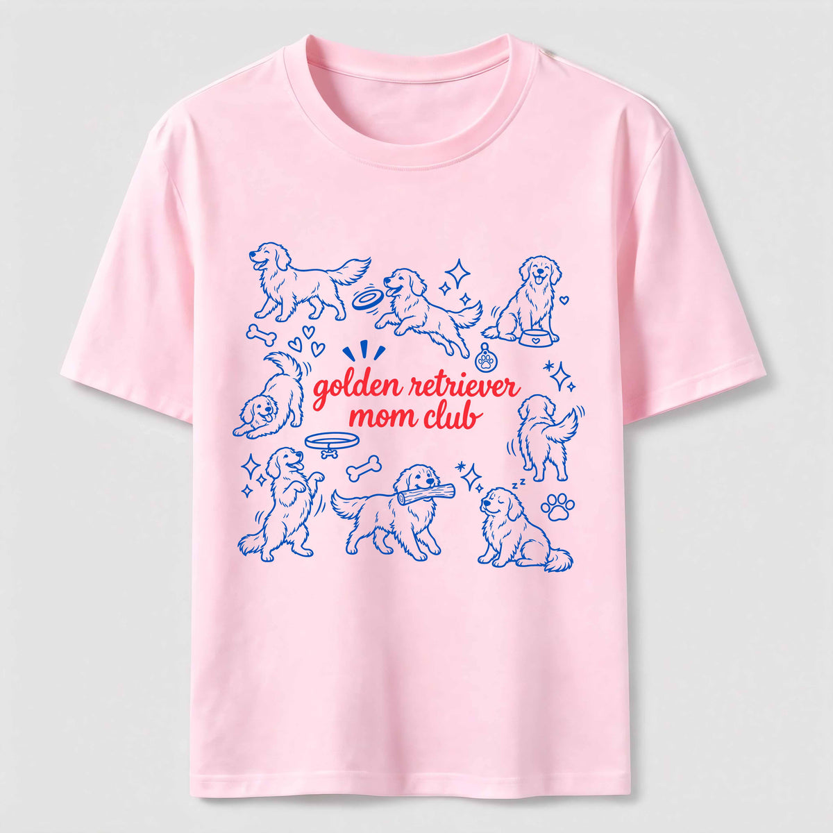 Golden Retriever Mom Club Classic T-Shirt