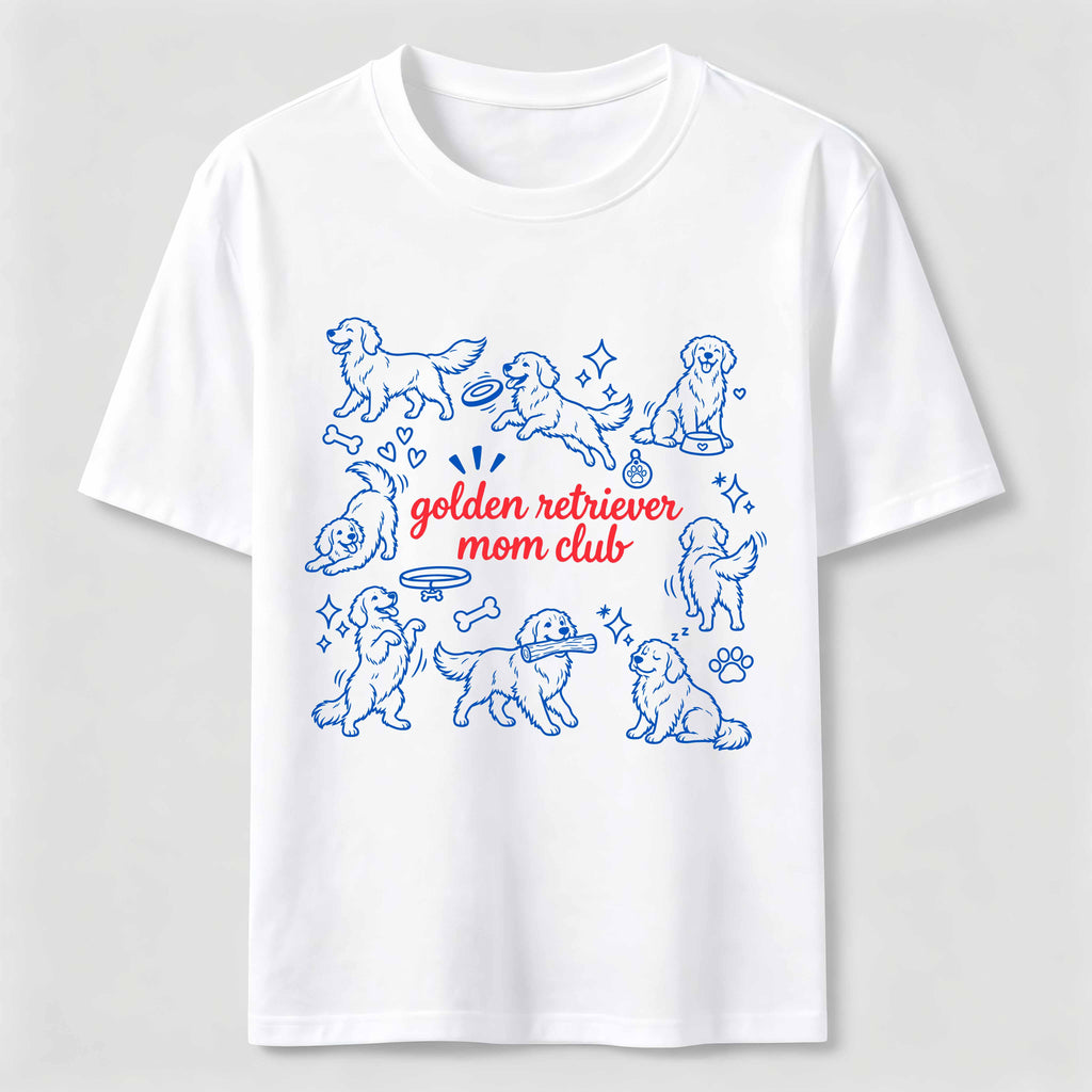 Golden Retriever Mom Club Classic T-Shirt
