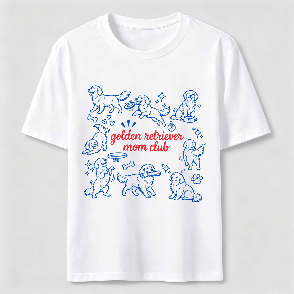 Golden Retriever Mom Club Classic T-Shirt