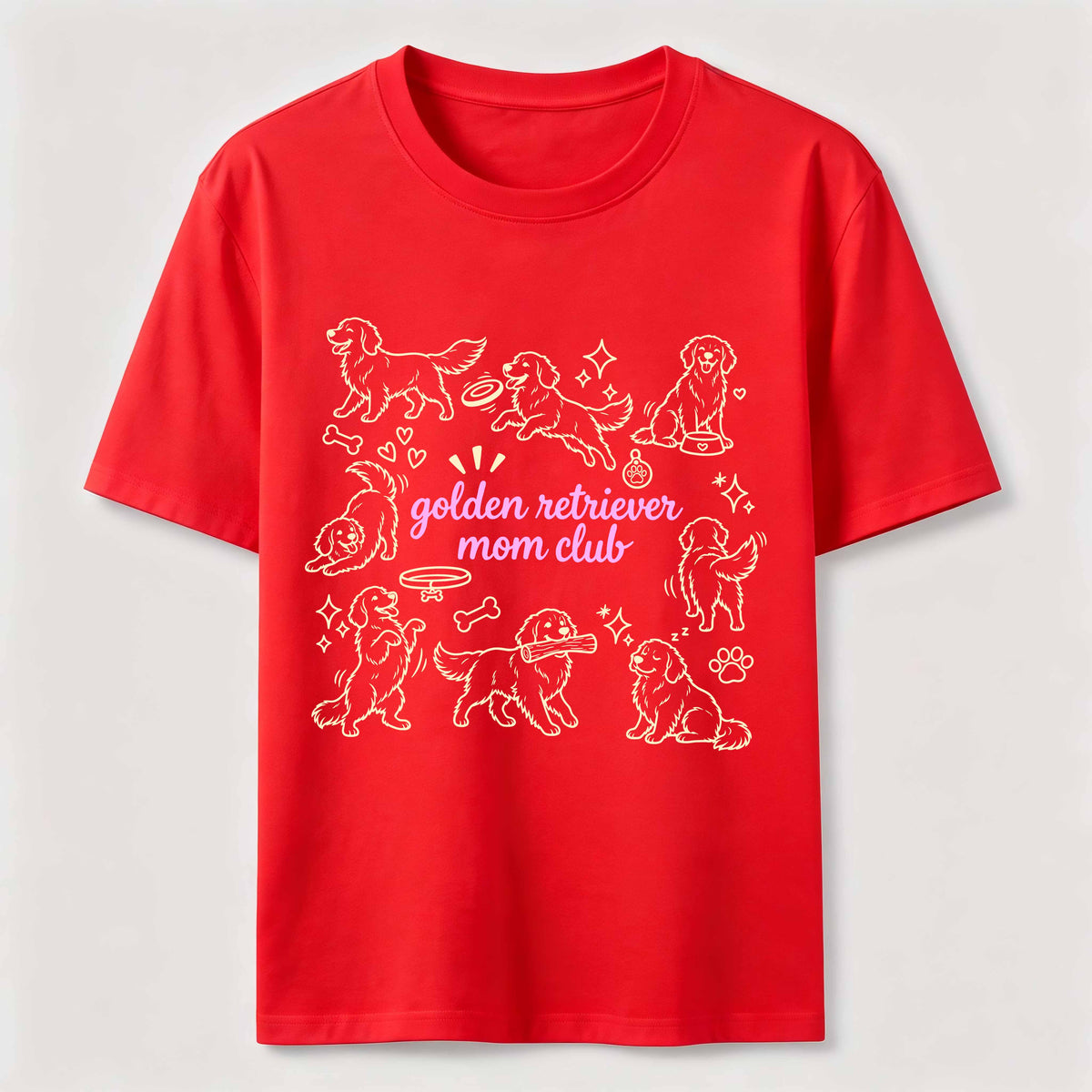 Golden Retriever Mom Club Classic T-Shirt