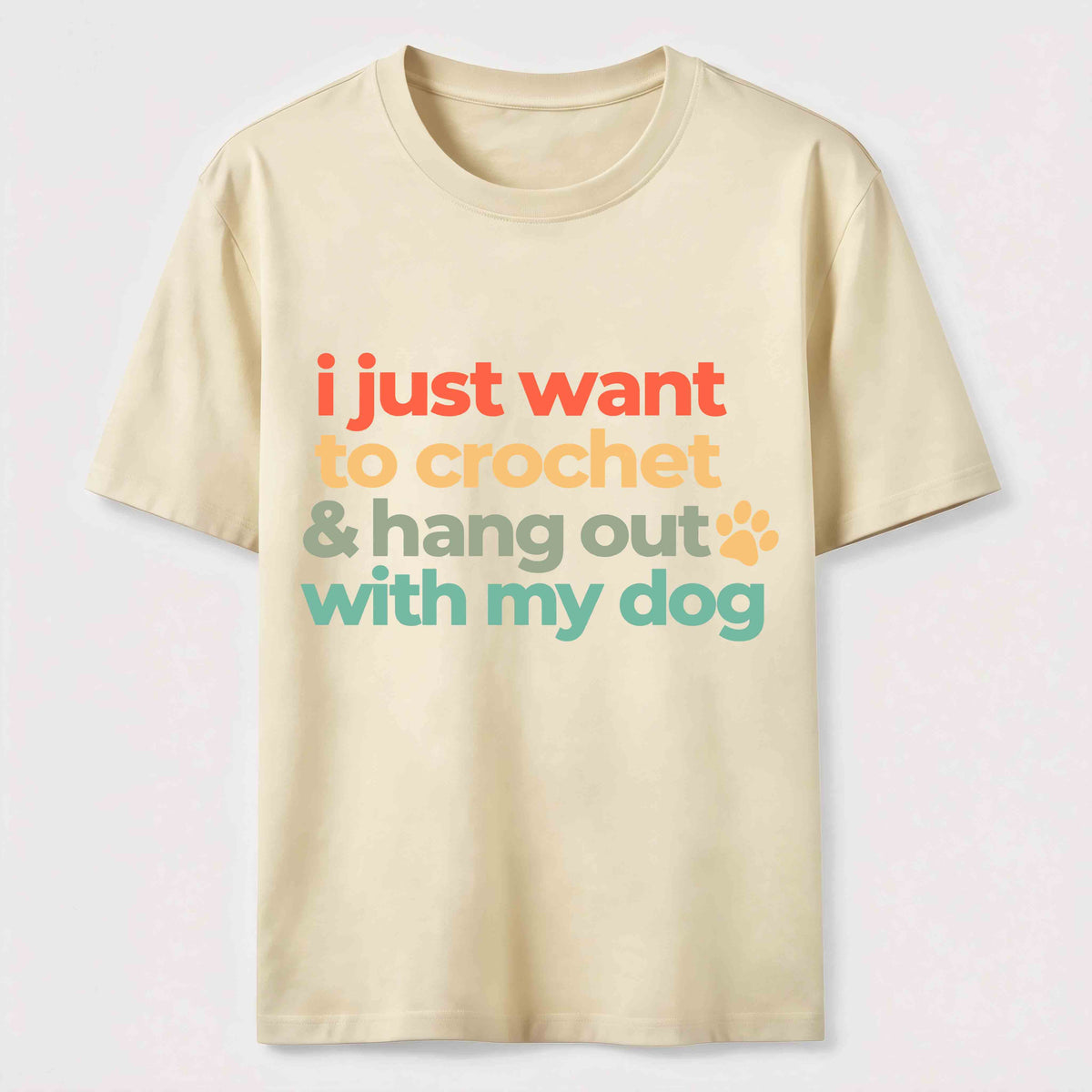 I Just want to Crochet&Hang Out With My Dog Classic T-Shirt