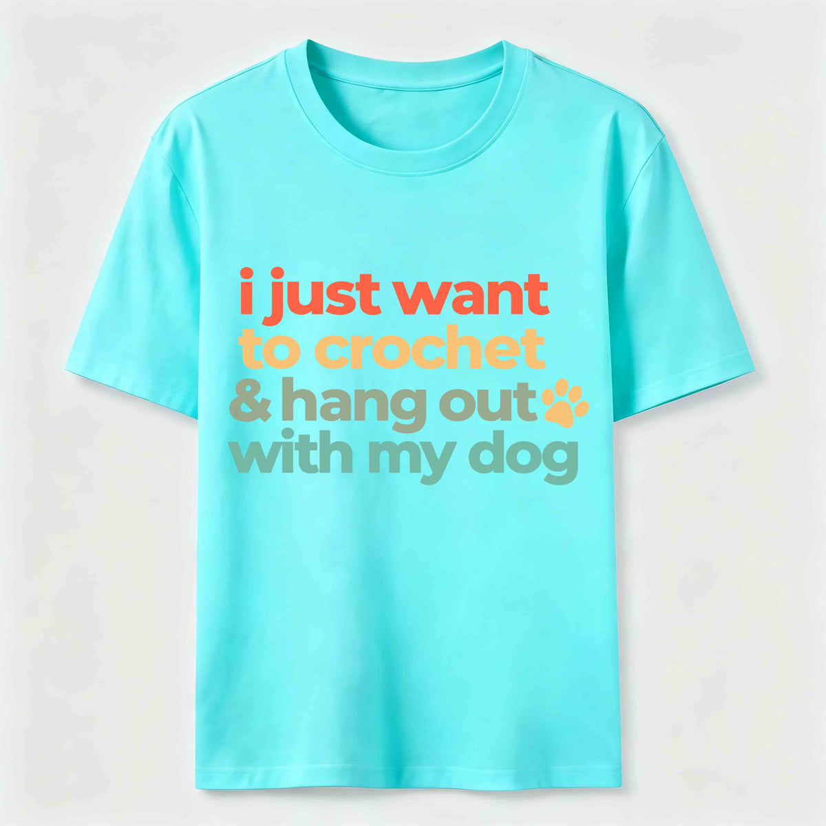 I Just want to Crochet&Hang Out With My Dog Classic T-Shirt
