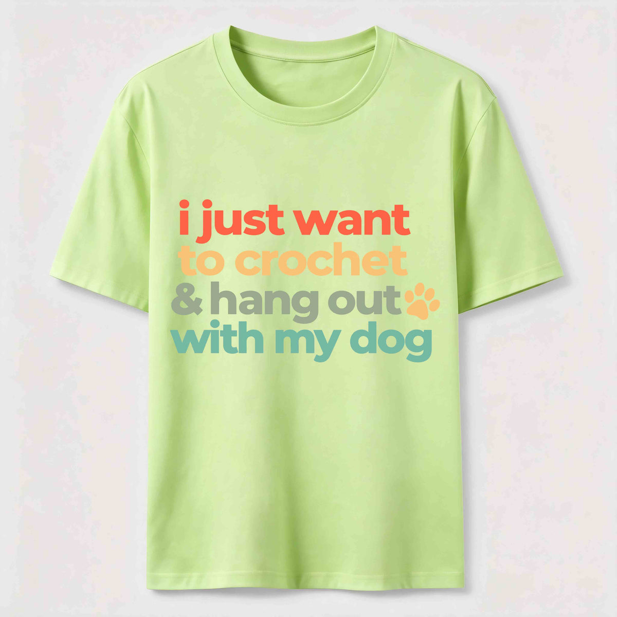 I Just want to Crochet&Hang Out With My Dog Classic T-Shirt