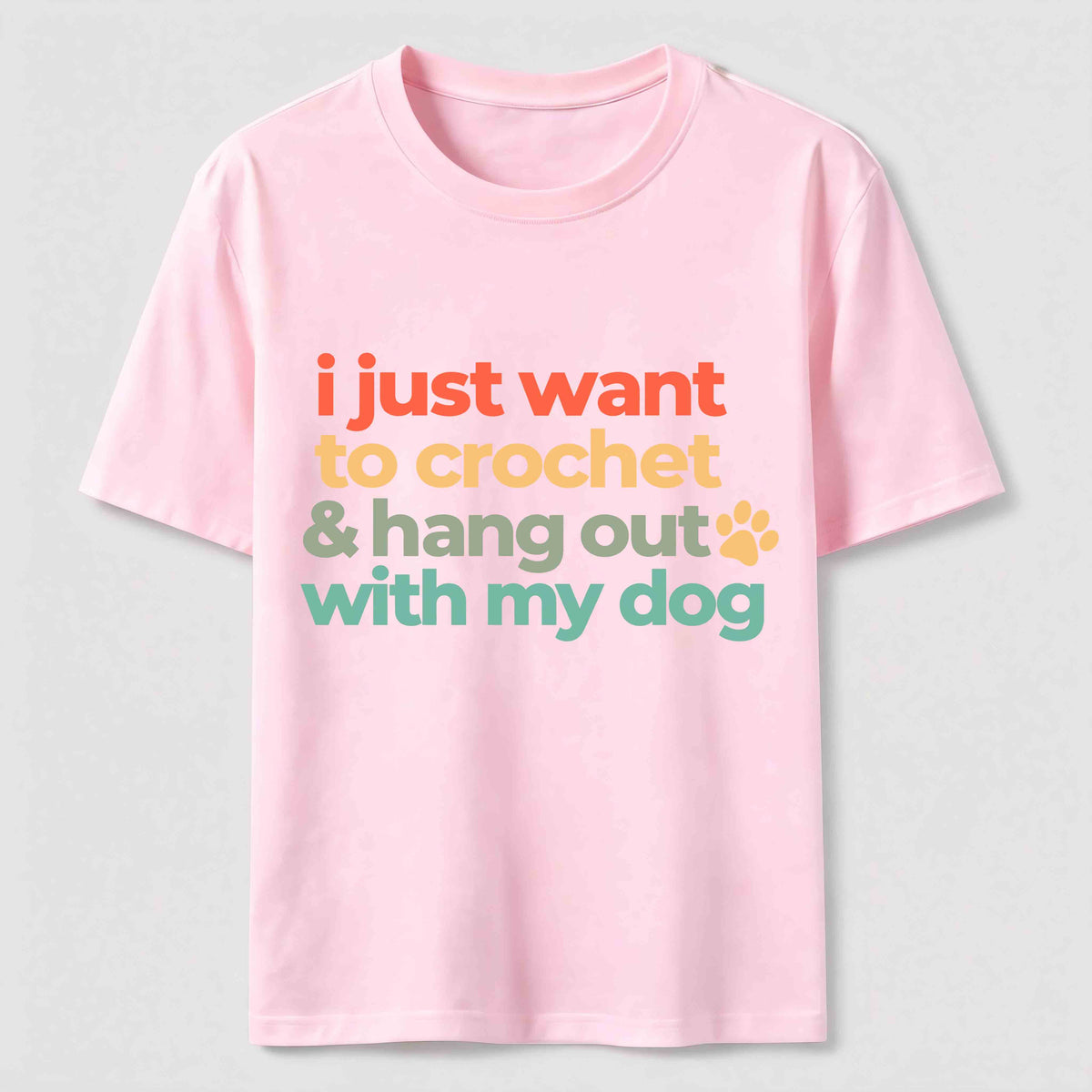 I Just want to Crochet&Hang Out With My Dog Classic T-Shirt