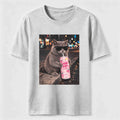 Cool Cat on Neon Streets Classic T-Shirt