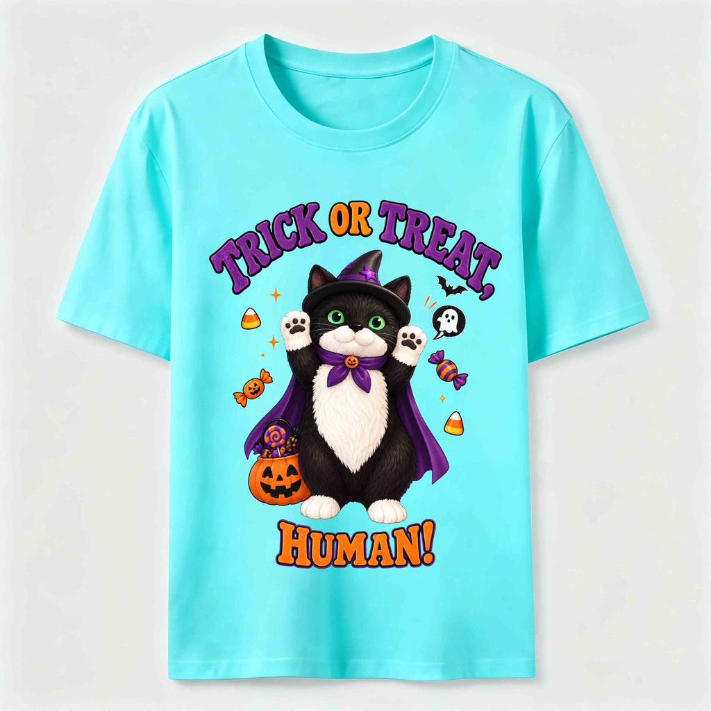 Halloween Pumpkin Cat Classic T-Shirt