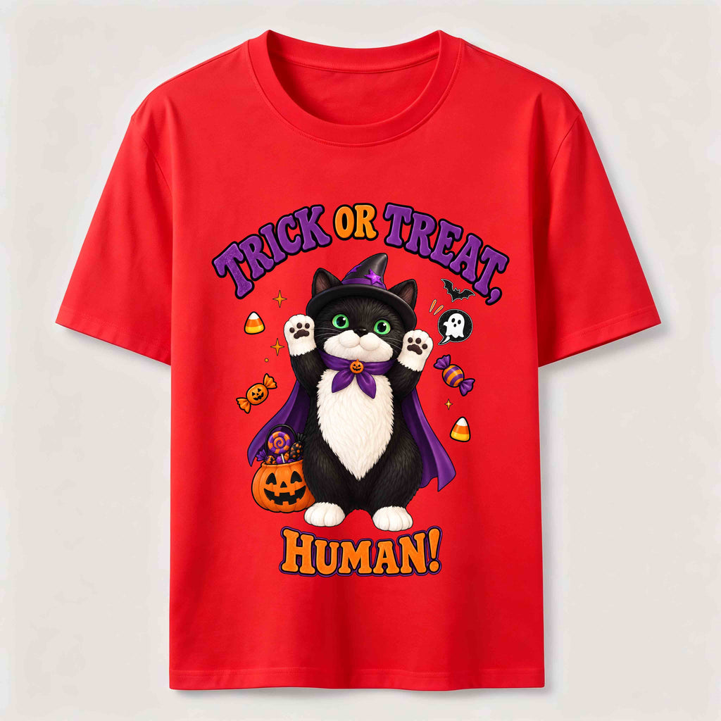 Halloween Pumpkin Cat Classic T-Shirt