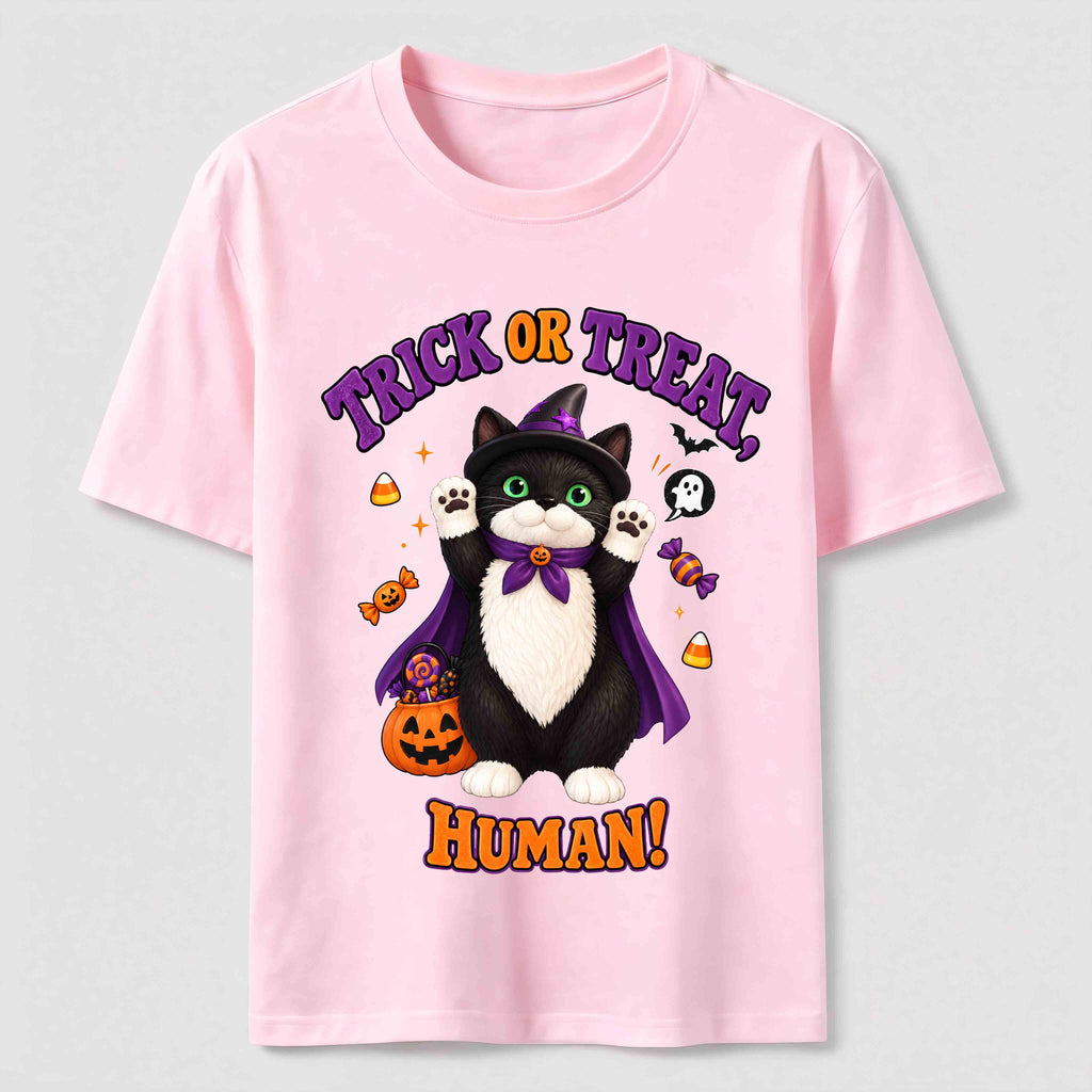 Halloween Pumpkin Cat Classic T-Shirt