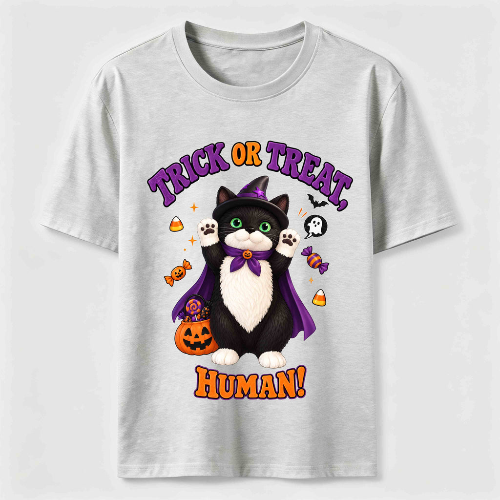 Halloween Pumpkin Cat Classic T-Shirt
