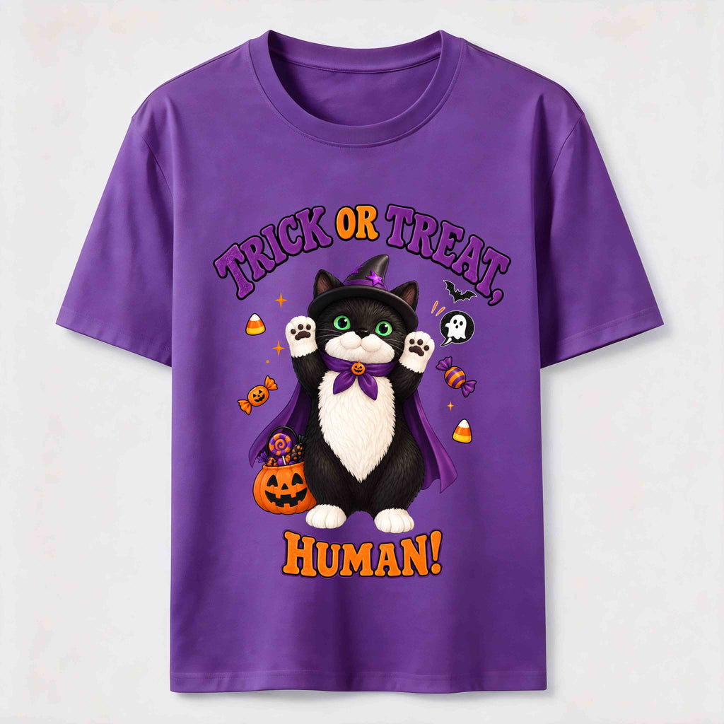 Halloween Pumpkin Cat Classic T-Shirt