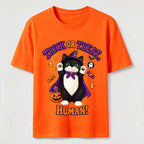 Halloween Pumpkin Cat Classic T-Shirt