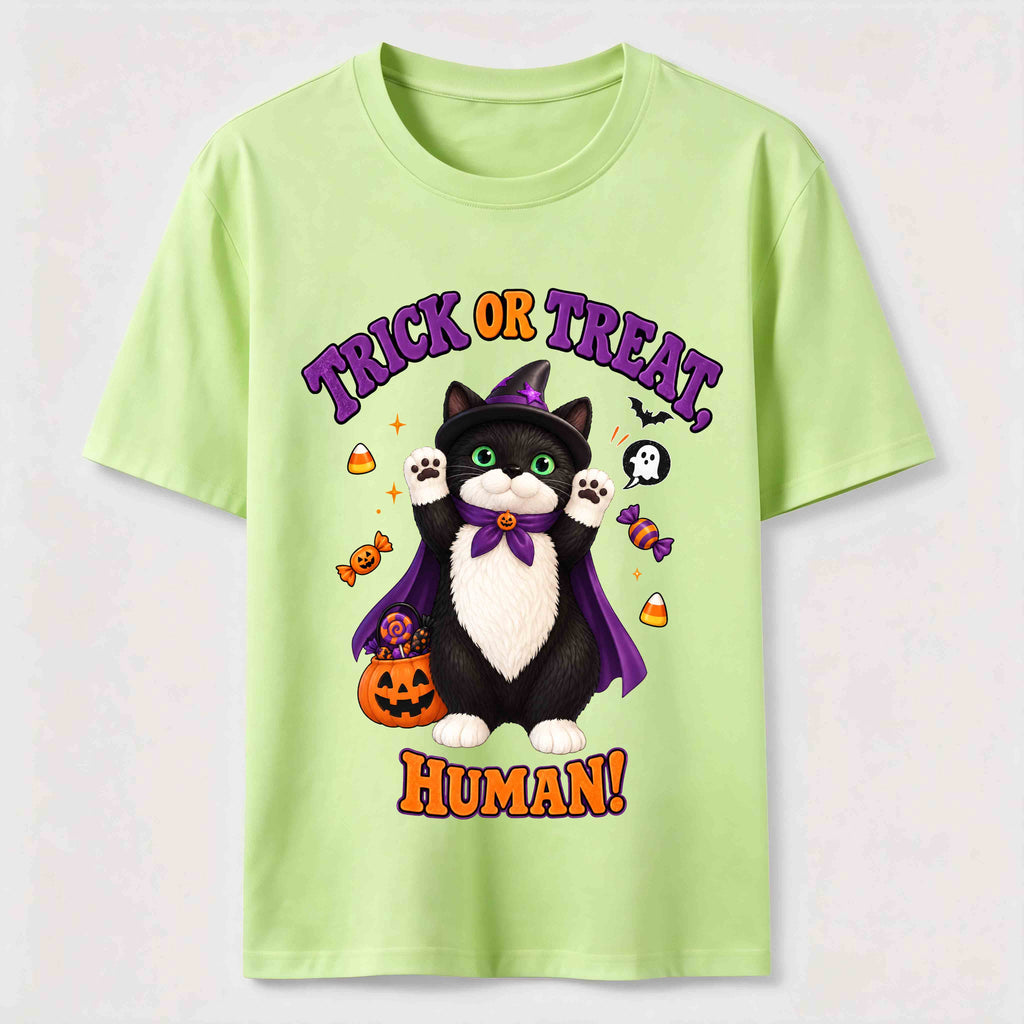 Halloween Pumpkin Cat Classic T-Shirt