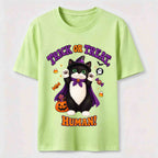 Halloween Pumpkin Cat Classic T-Shirt