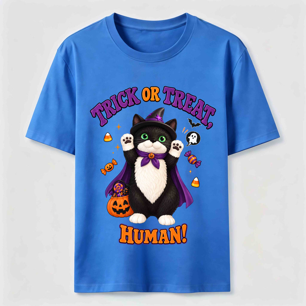 Halloween Pumpkin Cat Classic T-Shirt