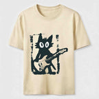 Kitties love playing the guitar too Classic T-Shirt