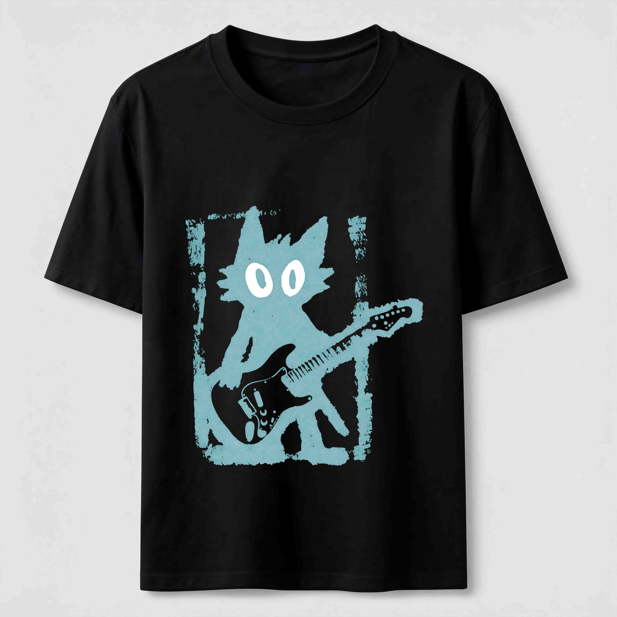 Kitties love playing the guitar too Classic T-Shirt