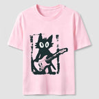 Kitties love playing the guitar too Classic T-Shirt