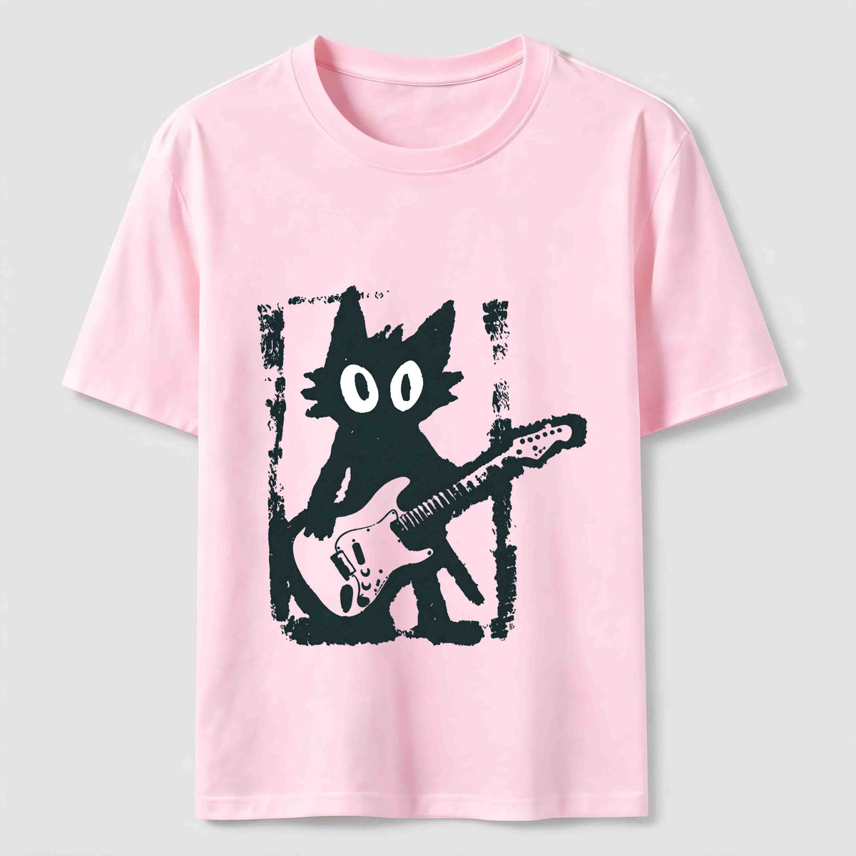 Kitties love playing the guitar too Classic T-Shirt