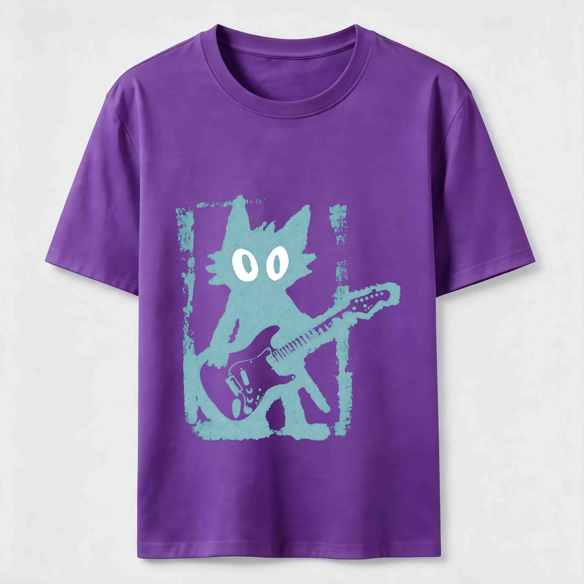 Kitties love playing the guitar too Classic T-Shirt