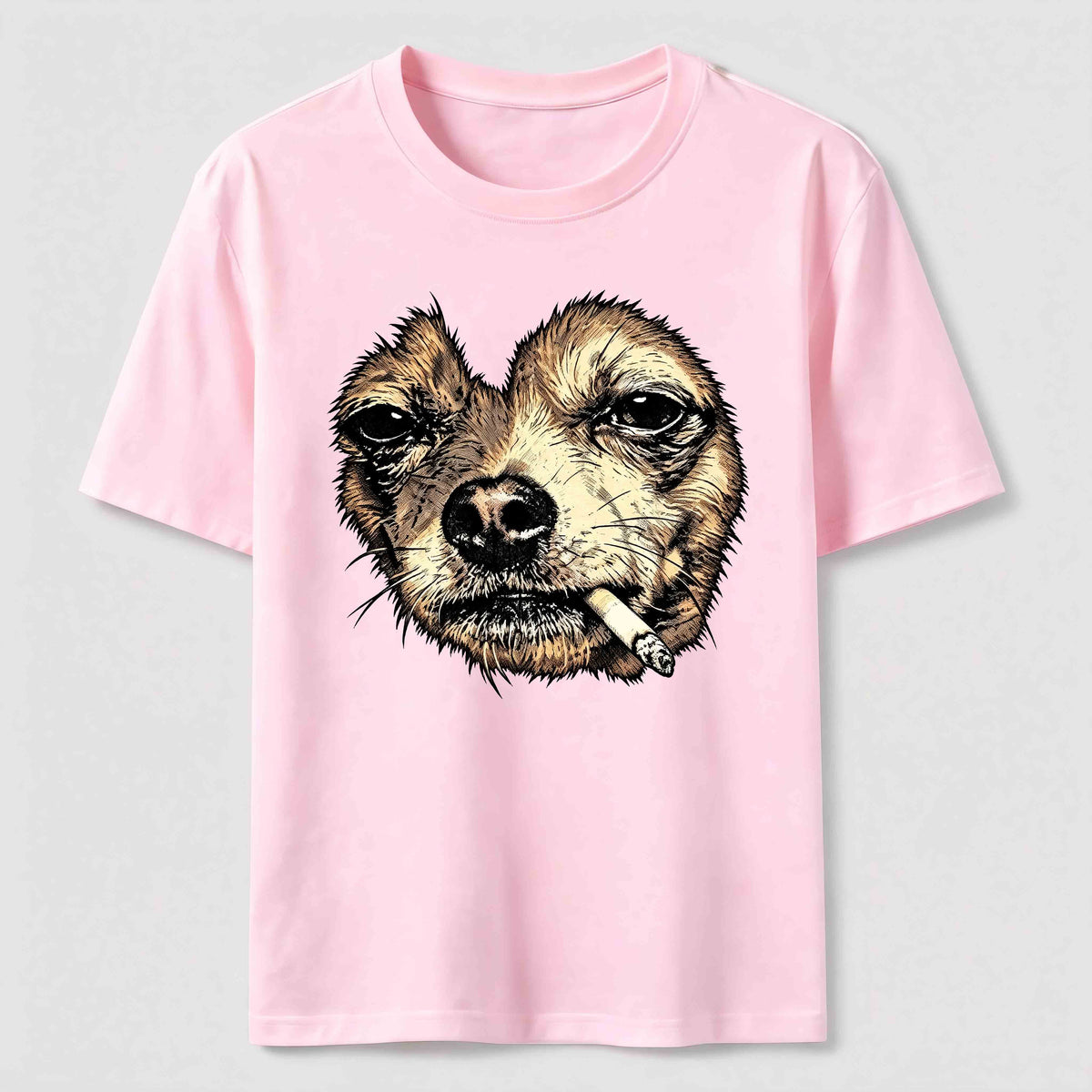 World-weary smoking dog Classic T-Shirt