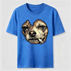 World-weary smoking dog Classic T-Shirt