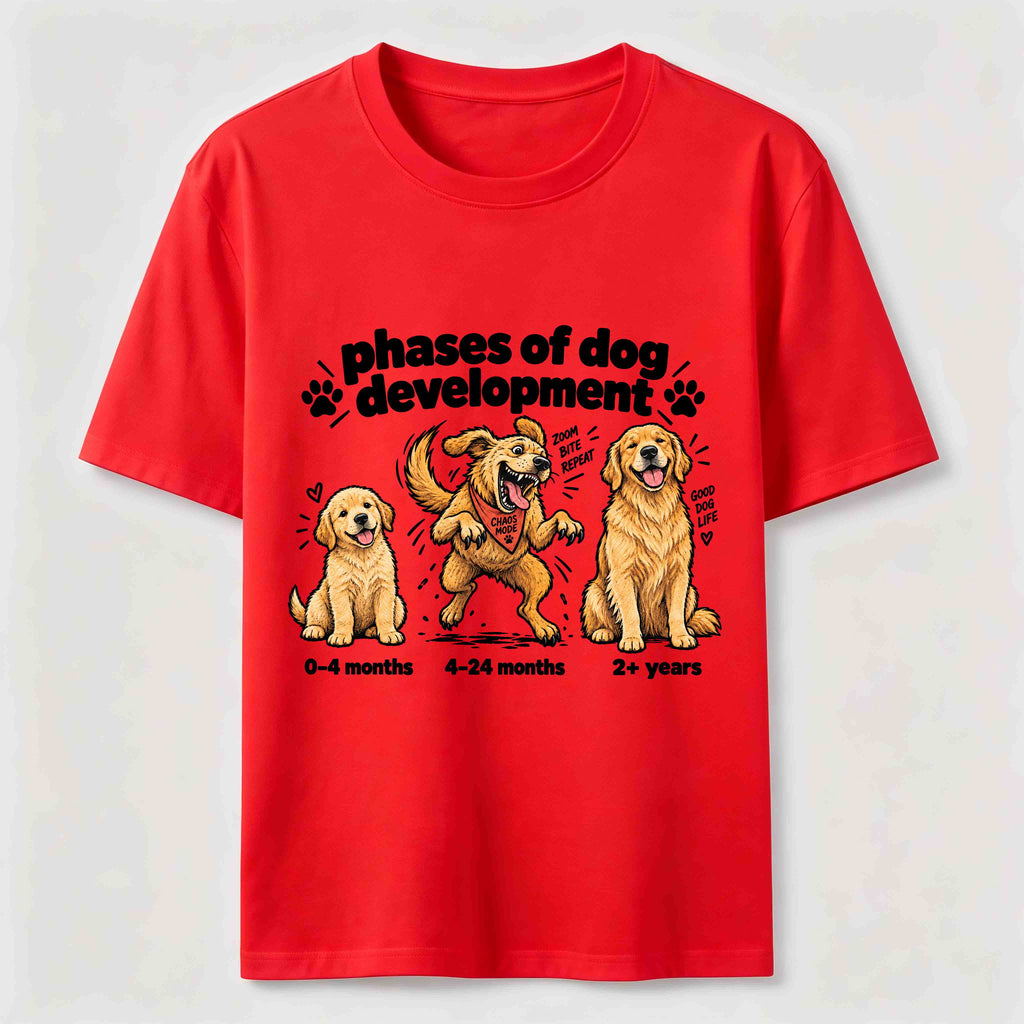 Golden Retriever Chaos Phase Classic T-Shirt