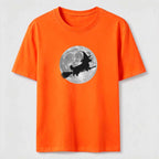 A Corgi riding a broomstick Classic T-Shirt