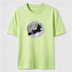 A Corgi riding a broomstick Classic T-Shirt