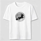 A Corgi riding a broomstick Classic T-Shirt