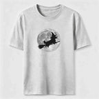 A Corgi riding a broomstick Classic T-Shirt