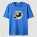 A Corgi riding a broomstick Classic T-Shirt