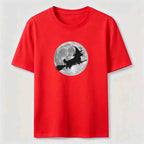 A Corgi riding a broomstick Classic T-Shirt