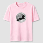 A Corgi riding a broomstick Classic T-Shirt