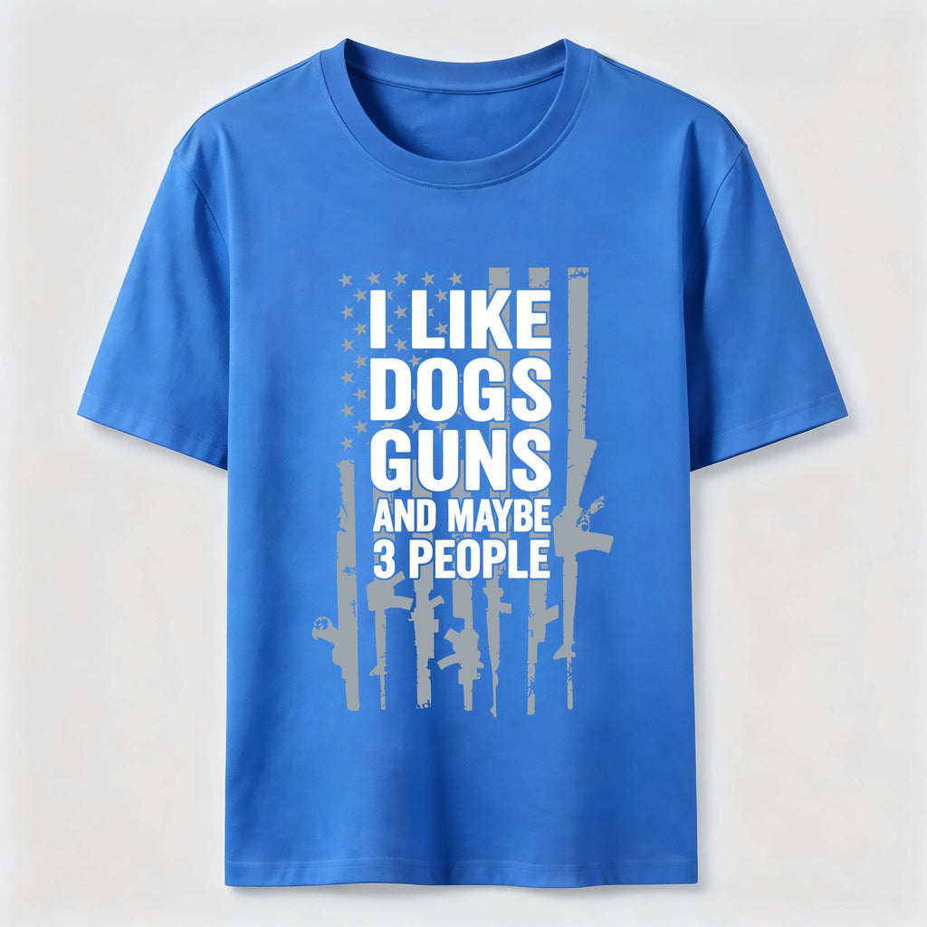 Loving dogs and guns Classic T-Shirt