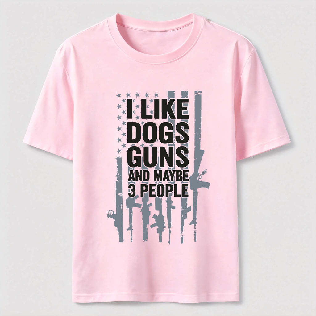 Loving dogs and guns Classic T-Shirt