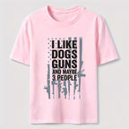 Loving dogs and guns Classic T-Shirt