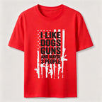 Loving dogs and guns Classic T-Shirt